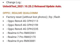 OPPO | REALME QUALCOMM reset (without lost photos) | frp | flash
