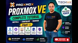 Proxmox VE Complete Tutorial | Install, Configure & Manage Virtual Machines.