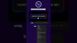 Button Hover Effect using HTML & CSS 👨🏼‍💻🤩 | #JavaScript #YourCodeSchool