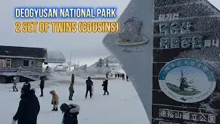Deogyusan Gondola and the 2 set of twins