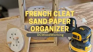 DIY French Cleat Sandpaper Storage