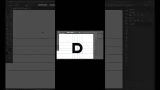 3D D letter logo in  Adobe Illustrator #ariankhalifa #adobeillustrator #shorts #letterlogodesign