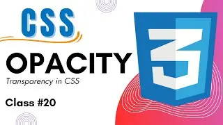 Opacity in CSS | Hover Effects with Opacity | Class 20 | CSS Tutorials