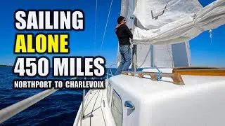 A 450-MILE SAILING JOURNEY - Newbie Sailing Alone on a Pearson Triton