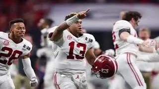 Georgia Bulldogs Radio Call Alabama Wins 2018 National Championship Game Tua Tagovailoa TD Pass