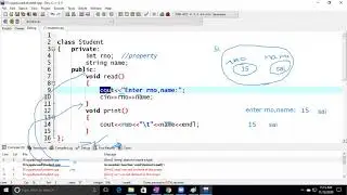 session 5 class, object, constructor demo program