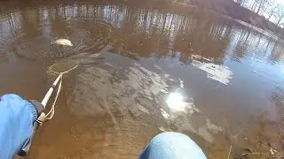 Озеро Левки. с мормышкой за живцом.