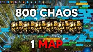 PATH OF EXILE - 800 CHAOS ORBS IN 1 MAP