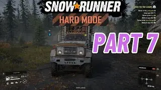 Snowrunner Hard mode PS5 4k Playthrough Part 7