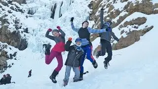 Ogden Utah Waterfall Hike | Bonneville Shoreline Trail | Fun Family Hike | Frozen Waterfall