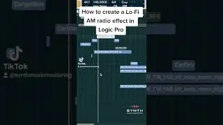 How to create a lofi AM radio effect using channel EQ | Logic Pro X
