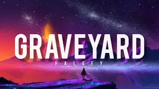 Halsey - Graveyard - 4K - (Reverb + Lyrics)