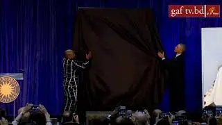 বারেক (বারাক ওবামা) যখন কুবির ১ম সমাবর্তনের ট্রফি উন্মোচন করেন....| 1st Convocation of CoU