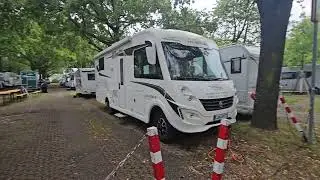 First morning at Caravan Salon Düsseldorf
