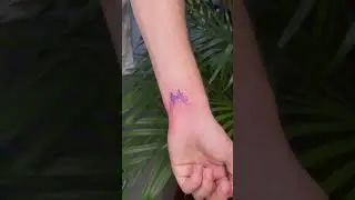 ТАТУ БАБОЧКА НА ПАРНЕ 🦋