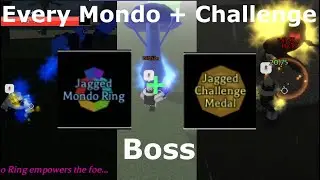 Every Mondo + Challenger medal boss - roblox Pilgrammed