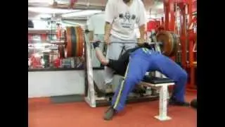 Bench press training 200kg 441lbs Petar Perović Mean Machine