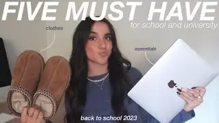 5 MUST-HAVES FOR HIGH SCHOOL AND COLLEGE✨ *back to school 2023*