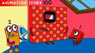 [ANIMATION STORY] What if Numberblocks 100 Losting Battery