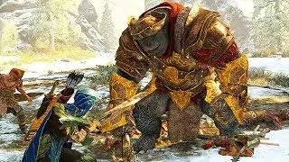 SHADOW OF WAR - HIGH Level Elven Queen Overlord Noble Marauder Citadel 590 Boss Battle