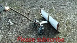 How to make a manual snow plow