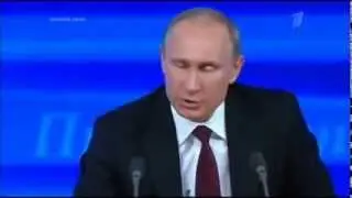 Putin answers about sending troops to Ukraine. - Путин отвечает про ввод войск в Украину.