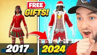 Opening EVERY Winterfest Present in Fortnite! (2019 - 2024)