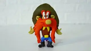 how to make Yosemite Sam warner bros character from clay | playdoh