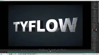 Основы TyFlow: 1 - появление лого
