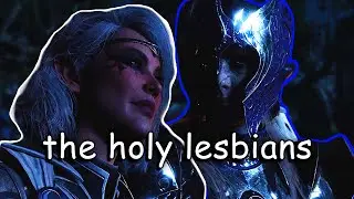 isobel and aylin being holy lesbians for 4 minutes and 45 seconds