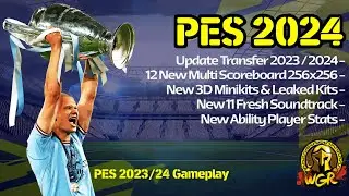 EFOOTBALL 2023 / 2024 PS2 Gameplay Man City PES 2024 PS2