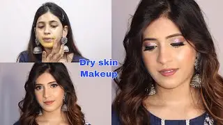 Dry skin makeup tutorial || Glowing & Natural Looking Makeup