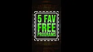 Five Favorite Free Programs I Use