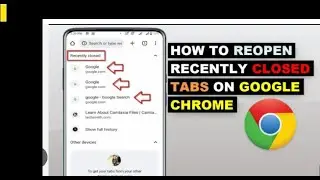 How do I restore all closed tabs in Chrome without any software and scripts