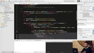 7- Refactor chat sending code |  Chat App | Swift4, Xcode (عربي)