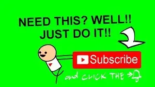 Green Screen Subscribe Button Running For Free - 2d Effects Green Screen