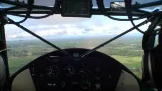 Jeff's Kitfox Flight - checking out the Oregon farmland