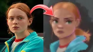 Drawing MAX from Stranger Things in DIGITAL