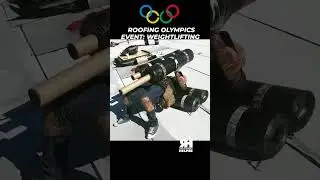 My back hurts just watching this! #roof #roofer #roofing #roofershelper #Olympics