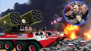 DEADLY ATTACK! US and Ukrainian Tanks Successfully Eliminate 900,000 Russian Elite Battalion