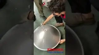 Antenna(reflectors) production in Metal spinning machine(PROSPER) Model PS-CNCSXY900HD