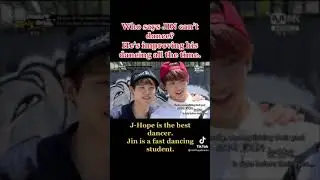 Jin is really working so hard 🥺🥺