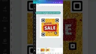 ⭐️Try this Canva hack for QR codes!