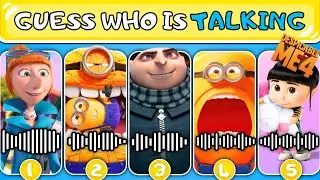 Guess The 'Despicable Me 4' Characters By Voice...! 🍌🤓🔊