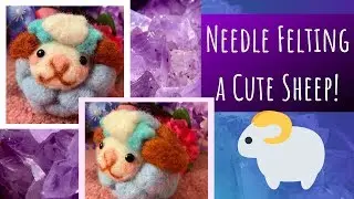 Beginner Needle Felting: Cute Sheep | September Kawaii Craft Kit