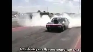 Драг раскаченного форда) занос и краш-тест) Приколы:)