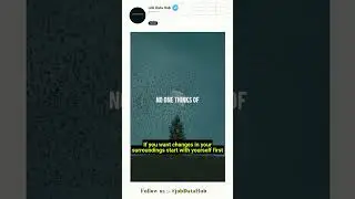 if you want changes in your surroundings start with yourself first #funnyvideo #funny