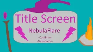 NebulaFlare - Title Screen