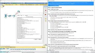 CCNA Security v2 – Lab - 4.4.1.1 - Configuring a Zone-Based Policy Firewall (ZPF)