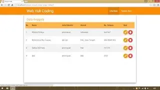 Membuat CRUD dengan PHP Mysqli Versi OOP Style dan Materializecss (3)
